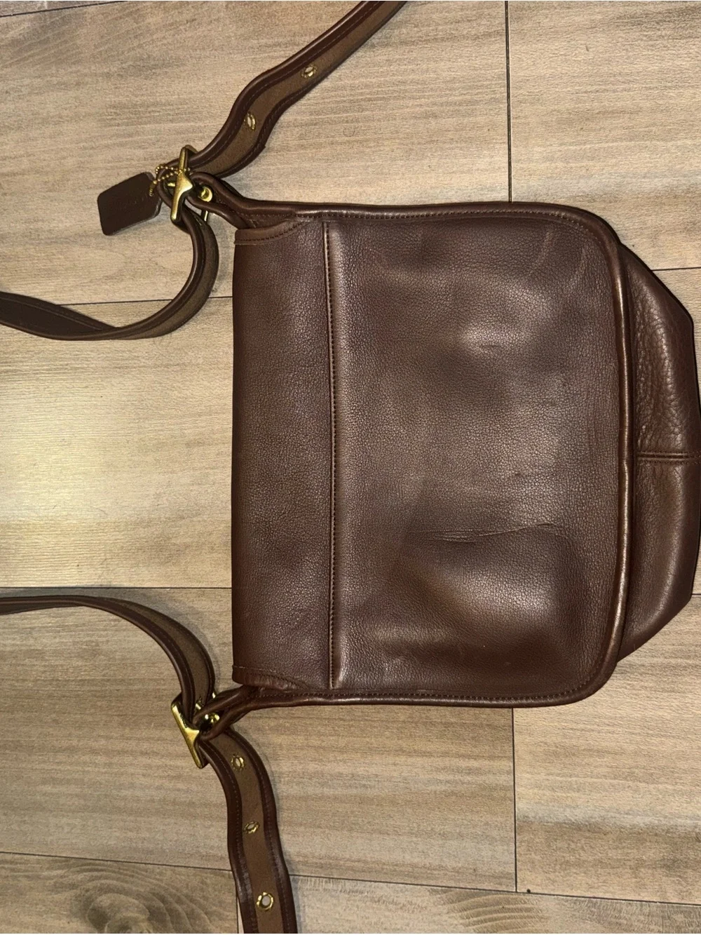 Coach Vintage Patricia Crossbody Bag  w/ Wallet - Mahogany Brown
